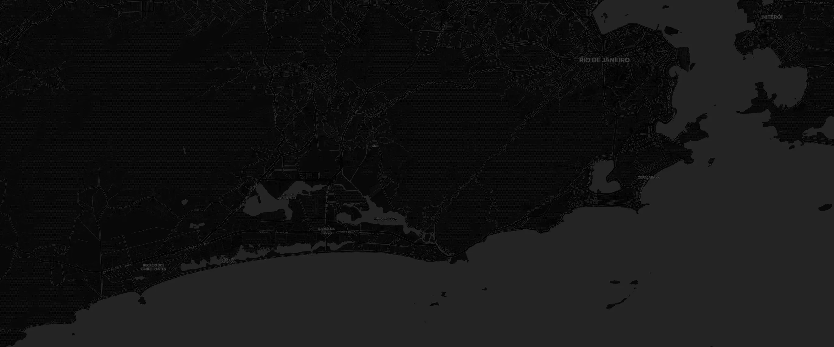A rota deste voo sobre o Rio — 1. Praia do Recreio; 2. Praia da Reserva; 3. Praias da Barra da Tijuca; 4. Praia da Joatinga; 5. Pedra da Gávea; 6. Praia de São Conrado; 7. Praia do Leblon; 8. Praia de Ipanema; 9. Praia do Arpoador; 10. Forte de Copacabana; 11. Praia de Copacabana; 12. Pão de Açúcar; 13. Cristo Redentor; 14. Lagoa Rodrigo de Freitas; 15. Jardim Botânico; 16. Jockey Club; 17. Floresta da Tijuca