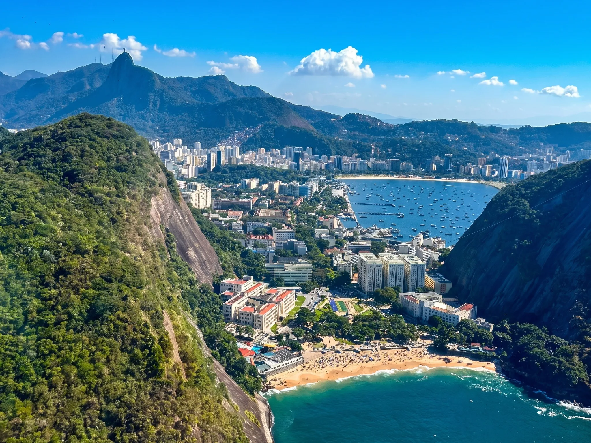 Deluxe Rio Tour — vista aérea do Rio de Janeiro